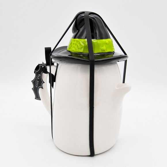 Rae Dunn Boo! Witch Mug, 16oz Ceramic Ghost Mug with Witch Hat Lid, Halloween - Picture 7 of 7